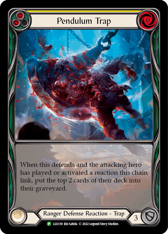 [139]【EN】【Rainbow Foil】Pendulum Trap [黄]【LGS】[P][Ranger]