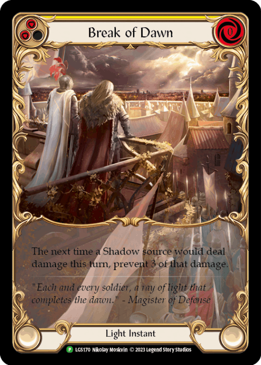 [170]【EN】【Rainbow Foil】Break of Dawn[黄]【LGS】[P][Light]