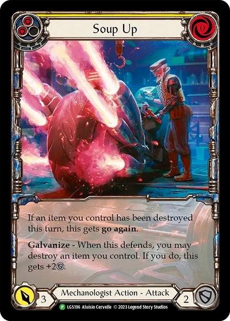 ★特価品★[196]【EN】【Rainbow Foil】Soup Up (黄)【LGS】[P]