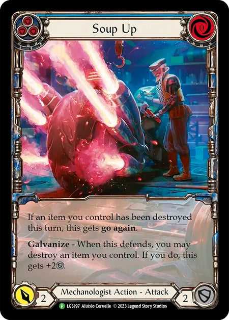 ★特価品★[197]【EN】【Rainbow Foil】Soup Up (青)【LGS】[P]