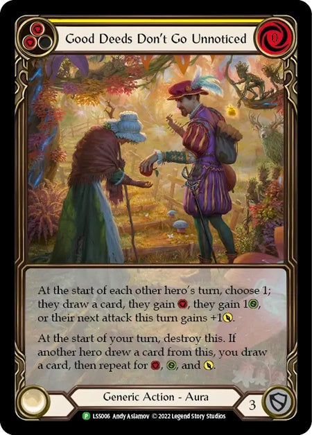 ★特価品★[006]【EN】【Rainbow Foil】Good Deeds Don't Go Unnoticed【LSS】[P][Generic]