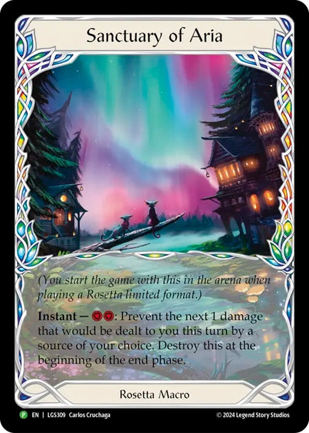 ★特価品★[309]【JP】【Cold Foil】アリアの聖域 / Sanctuary of Aria【LGS】[P]