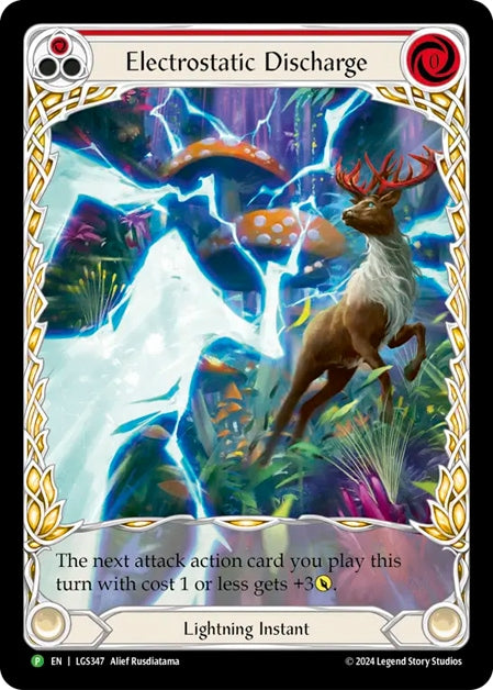 ★特価品★[347]【EN】【Rainbow Foil】ElectPromotatic Discharge / 放電 (赤)【LGS】[P]