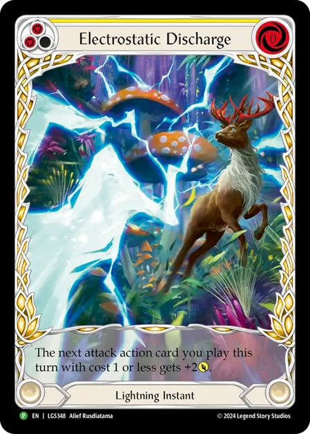 ★特価品★[348]【EN】【Rainbow Foil】ElectPromotatic Discharge / 放電 (黄)【LGS】[P]