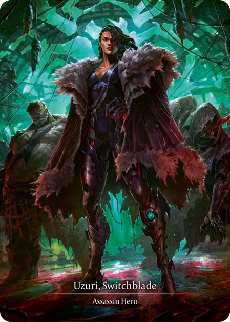 ★特価品★[001]【EN】【Cold Foil】Uzuri, Switchblade【GEM】[P][Assassin][Hero]