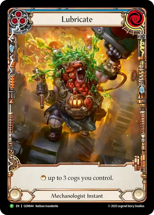 ★特価品★[044]【EN】【Rainbow Foil】Lubricate / 注油 (青)【GEM】[P]