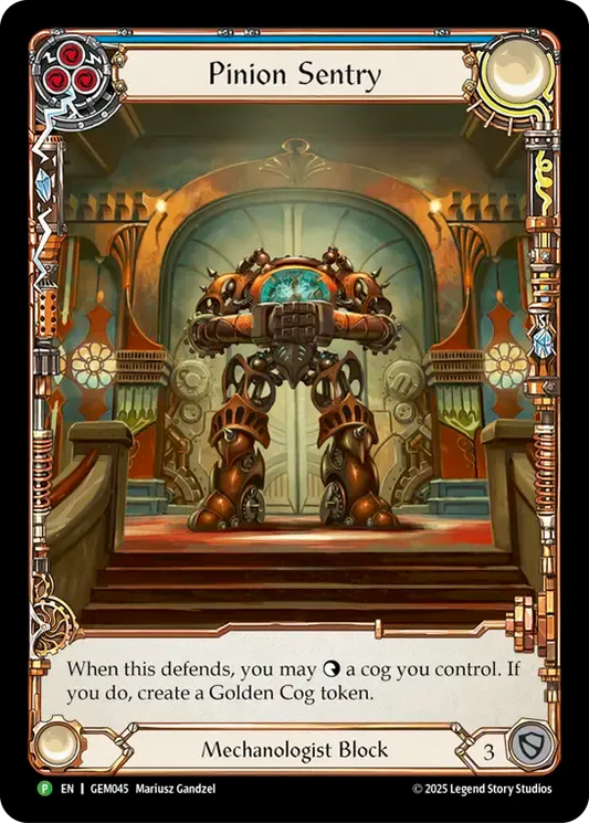 ★特価品★[045]【EN】Pinion Sentry / 波止場の衛兵 (青)【GEM】[P]