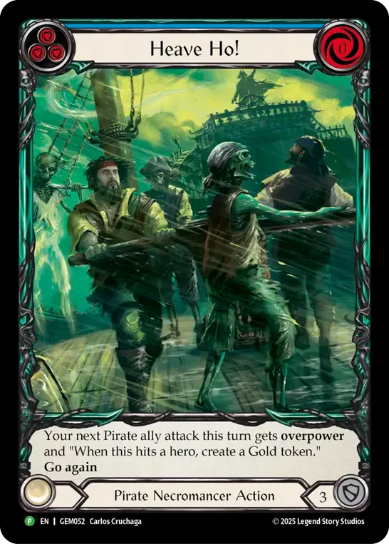 ★特価品★[052]【EN】Heave Ho! / ホを巻け！ (青)【GEM】[P]