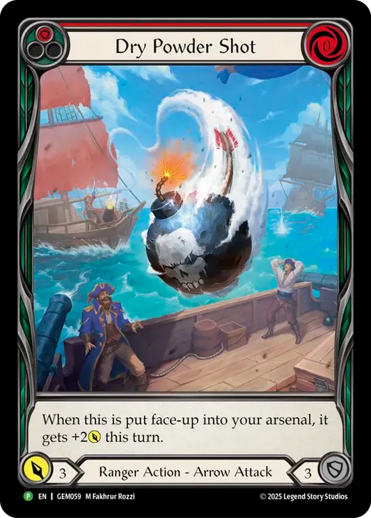 ★特価品★[059]【EN】Dry Powder Shot / 爆弾の射撃 (赤)【GEM】[P]