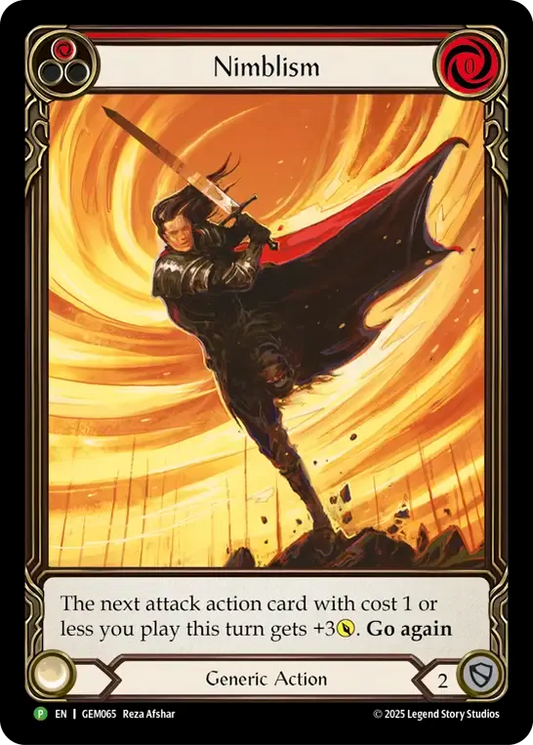 ★特価品★[065]【EN】【Rainbow Foil】Nimblism / 機敏主義 (赤)【GEM】[P]