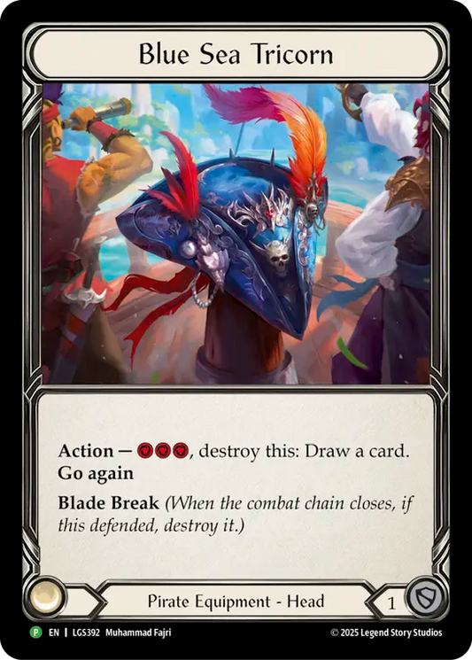 ★特価品★[392]【EN】【Cold Foil】Blue Sea Tricorn / 青波の三角帽【LGS】[P]