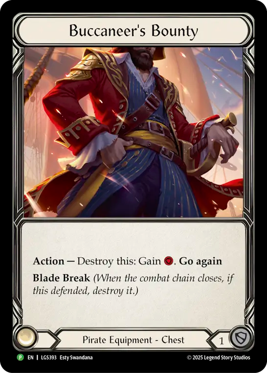 ★特価品★[393]【EN】【Cold Foil】Buccaneer's Bounty / 海賊の戦利品【LGS】[P]