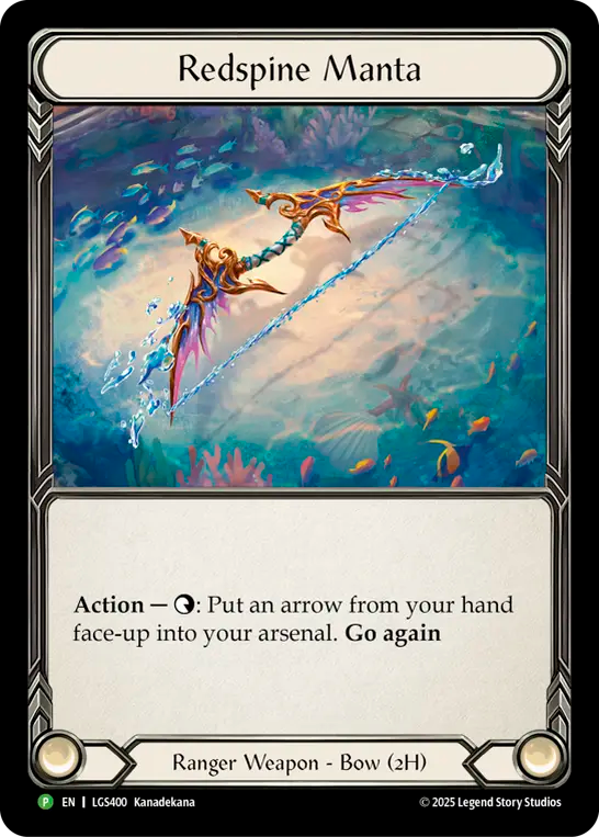 ★特価品★[400]【EN】【Rainbow Foil】Redspine Manta / 赤棘のマンタ【LGS】[P]