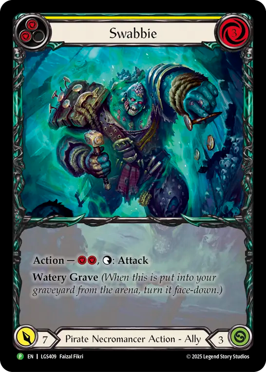 ★特価品★[409]【EN】【Rainbow Foil】Swabbie / スワビィ (黄)【LGS】[P]