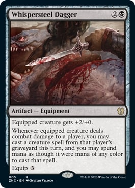 [005]【EN】囁き鋼の短剣/Whispersteel Dagger【ZNC】[R][黒]