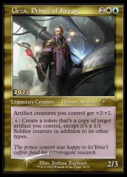 [030]【EN】【FOIL】クルーグ公、ウルザ/Urza, Prince of Kroog【PRM】[P][多色]