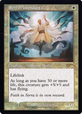 [7145]【EN】【FOIL】セラの高位僧/Serra Ascendant【SLD】[R][白]