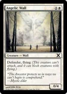 [005]【EN】【FOIL】天使の壁/Angelic Wall【10ED】[C][白]