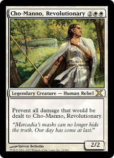 [012]【JP】【FOIL】革命家チョー＝マノ/Cho-Manno, Revolutionary【10ED】[R][白]