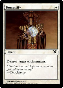 [014]【EN】【FOIL】啓蒙/Demystify【10ED】[C][白]