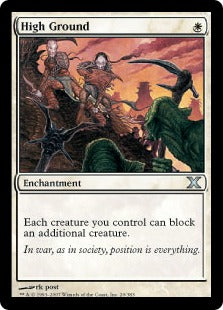 [020]【JP】【FOIL】高所/High Ground【10ED】[U][白]