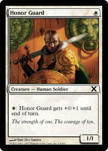 [023]【EN】【FOIL】儀仗兵/Honor Guard【10ED】[C][白]