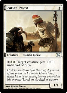 [024]【EN】【FOIL】アイケイシアの僧侶/Icatian Priest【10ED】[U][白]