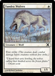 [054]【EN】ツンドラ狼/Tundra Wolves【10ED】[C][白]