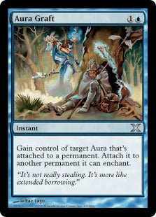 [067]【JP】【FOIL】オーラの移植/Aura Graft【10ED】[U][青]