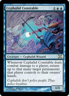 [072]【JP】セファリッドの警官/Cephalid Constable【10ED】[R][青]