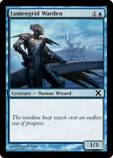 [089]【EN】ルーメングリッドの管理人/Lumengrid Warden【10ED】[C][青]