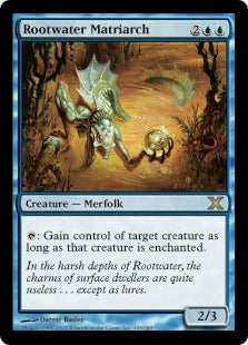 [103]【EN】【FOIL】ルートウォーターの女族長/Rootwater Matriarch【10ED】[R][青]