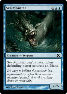 [106]【EN】【FOIL】シー・モンスター/Sea Monster【10ED】[C][青]