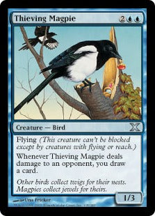 [115]【JP】泥棒カササギ/Thieving Magpie【10ED】[U][青]