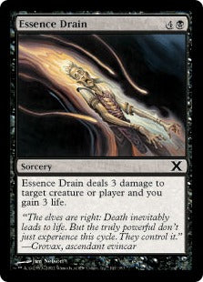 [141]【EN】【FOIL】本質の吸収/Essence Drain【10ED】[C][黒]