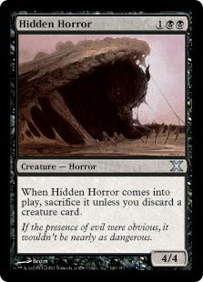 [149]【JP】【FOIL】隠された恐怖/Hidden Horror【10ED】[U][黒]