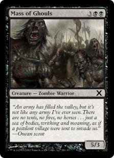 [156]【JP】【FOIL】グールの大群/Mass of Ghouls【10ED】[C][黒]
