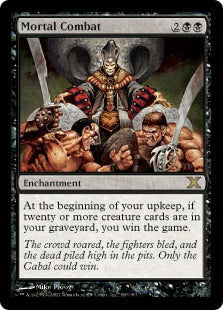 [160]【EN】【FOIL】死闘/Mortal Combat【10ED】[R][黒]