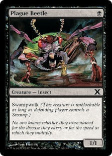 [168]【JP】【FOIL】疫病甲虫/Plague Beetle【10ED】[C][黒]