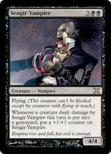 [176]【EN】【FOIL】センギアの吸血鬼/Sengir Vampire【10ED】[R][黒]