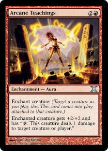[188]【EN】【FOIL】秘儀の教示/Arcane Teachings【10ED】[U][赤]