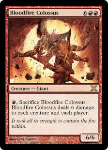 [191]【EN】【FOIL】沸血の巨像/Bloodfire Colossus【10ED】[R][赤]