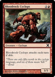 [192]【EN】ブラッドロック・サイクロプス/Bloodrock Cyclops【10ED】[C][赤]