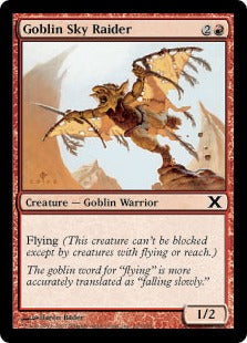 [210]【EN】【FOIL】ゴブリンの空襲部隊/Goblin Sky Raider【10ED】[C][赤]