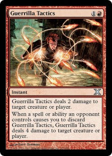 [211]【EN】ゲリラ戦術/Guerrilla Tactics【10ED】[U][赤]
