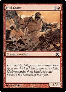 [212]【JP】【FOIL】丘巨人/Hill Giant【10ED】[C][赤]