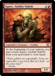 [239]【JP】【FOIL】ゴブリンの太守スクイー/Squee, Goblin Nabob【10ED】[R][赤]