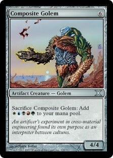 [318]【EN】【FOIL】合成ゴーレム/Composite Golem【10ED】[U][茶]