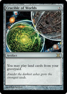 [319]【JP】【FOIL】世界のるつぼ/Crucible of Worlds【10ED】[R][茶]