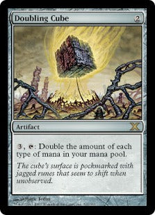 [321]【JP】【FOIL】倍化の立方体/Doubling Cube【10ED】[R][茶]